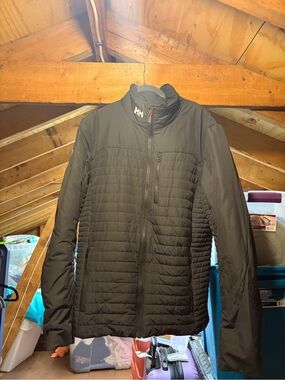 Helly Hansen Men's Black Quilted Hybrid Puffer Jacket